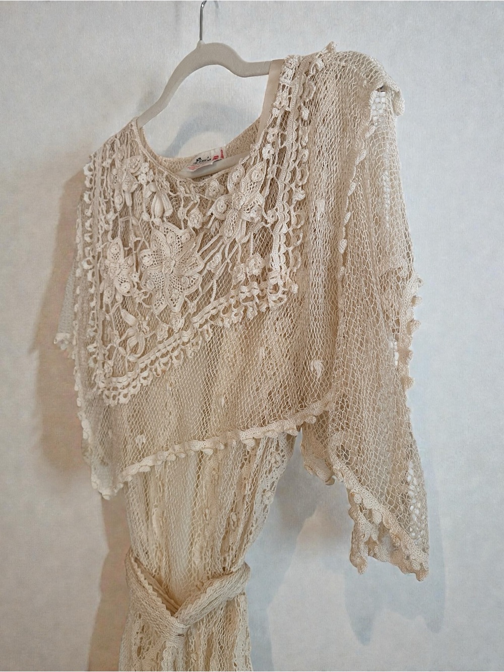 Vintage Intricate Crochet Lace Dress - Picture 3 of 11